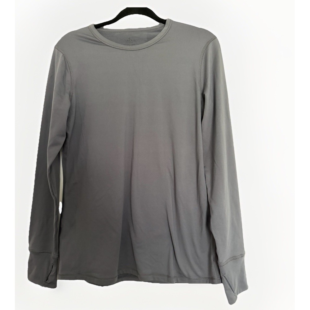 Cuddl Duds Women's Gray Softwear Long Sleeve Crew Neck Top Size‎ Medium